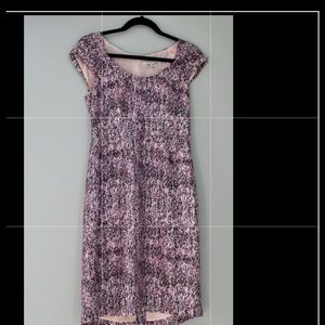 Purple splotchy dress
